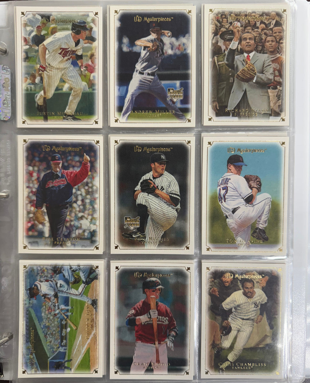 2008 Upper Deck Masterpieces Baseball Near Complete Set (119/120) + Parallels NM