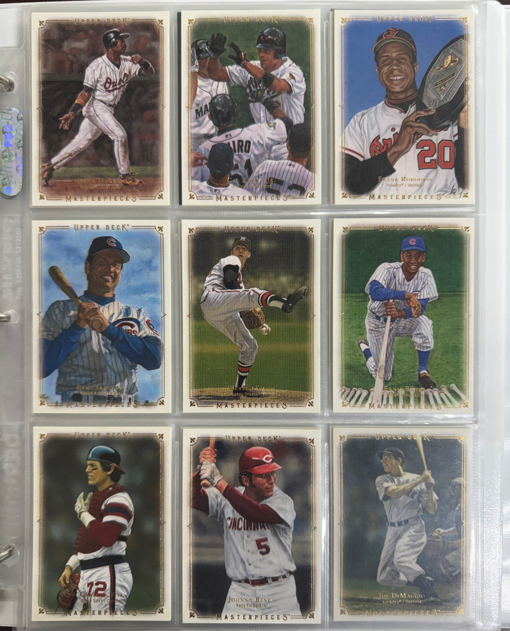2008 Upper Deck Masterpieces Baseball Near Complete Set (119/120) + Parallels NM