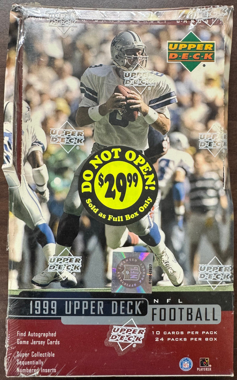 1999 Upper Deck Football 24 Pack Box Factory Sealed