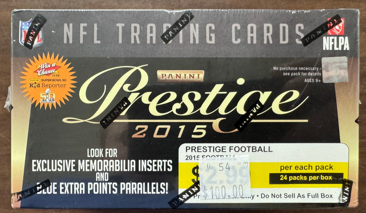 2015 Panini Prestige Football 24 Pack Box Factory Sealed