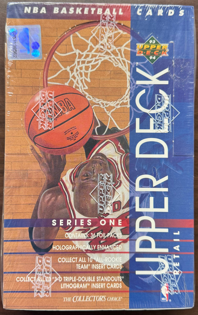 1993/94 Upper Deck Basketball Series 1 Retail Box Factory Sealed