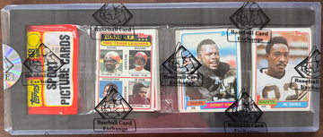1981 Topps Football Rack Pack BBCE Wrapped and Sealed (A)