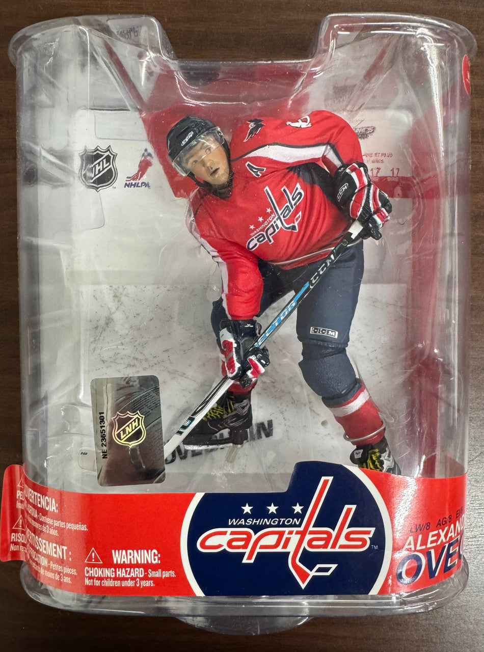 2007 McFarlane NHL Series 17 Alexander Ovechkin Figure New In Package Red Jersey