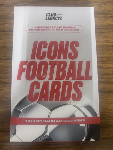 2026 Club Legacyz Icons Soccer 3rd Edition Hobby Pack