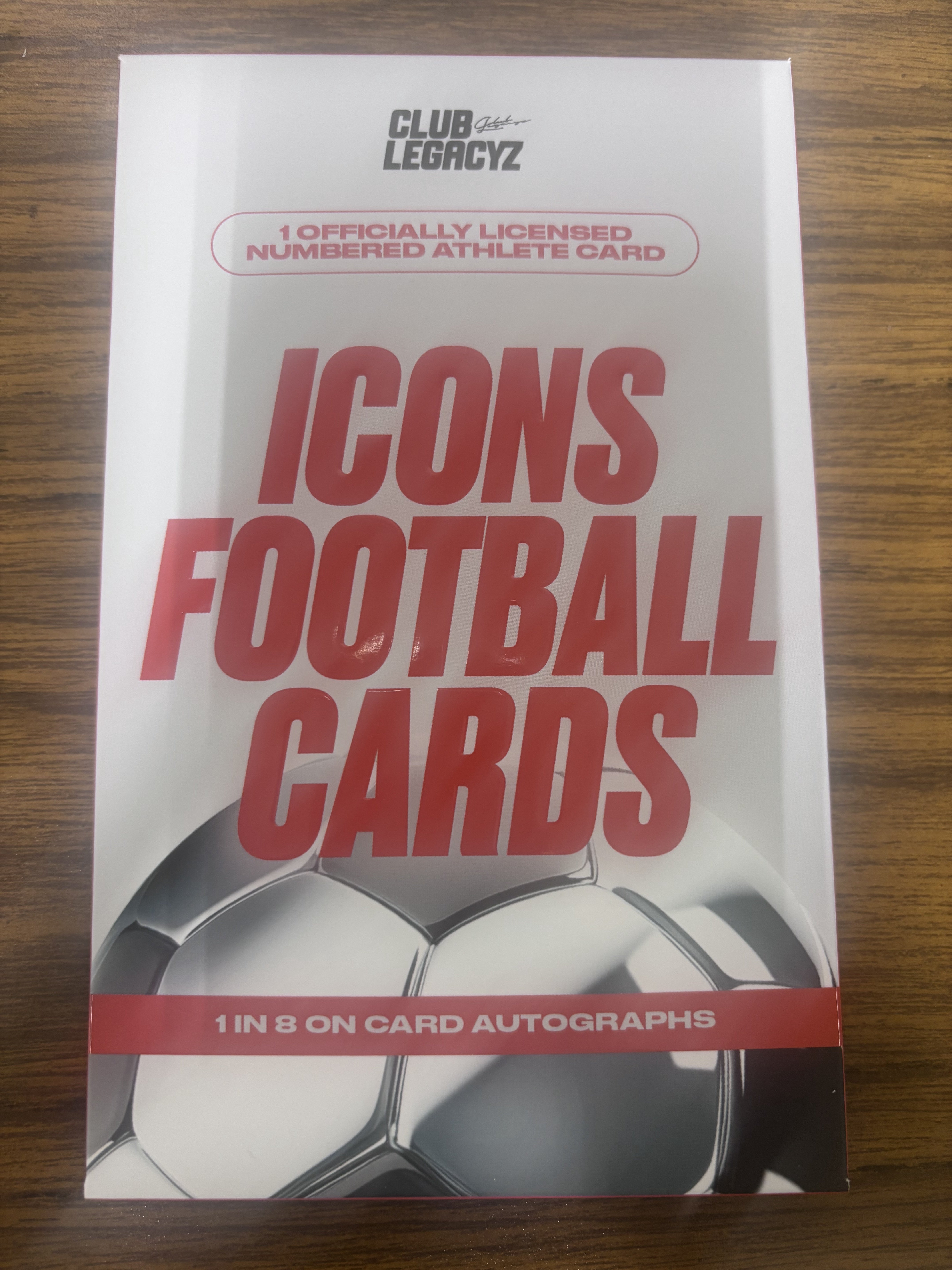 2026 Club Legacyz Icons Soccer 3rd Edition Hobby Pack