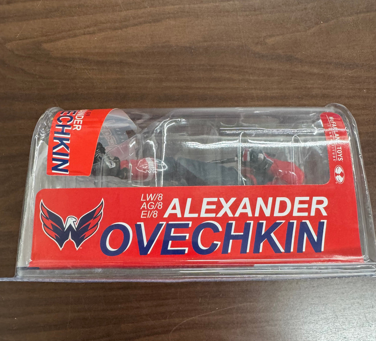 2007 McFarlane NHL Series 17 Alexander Ovechkin Figure New In Package Red Jersey