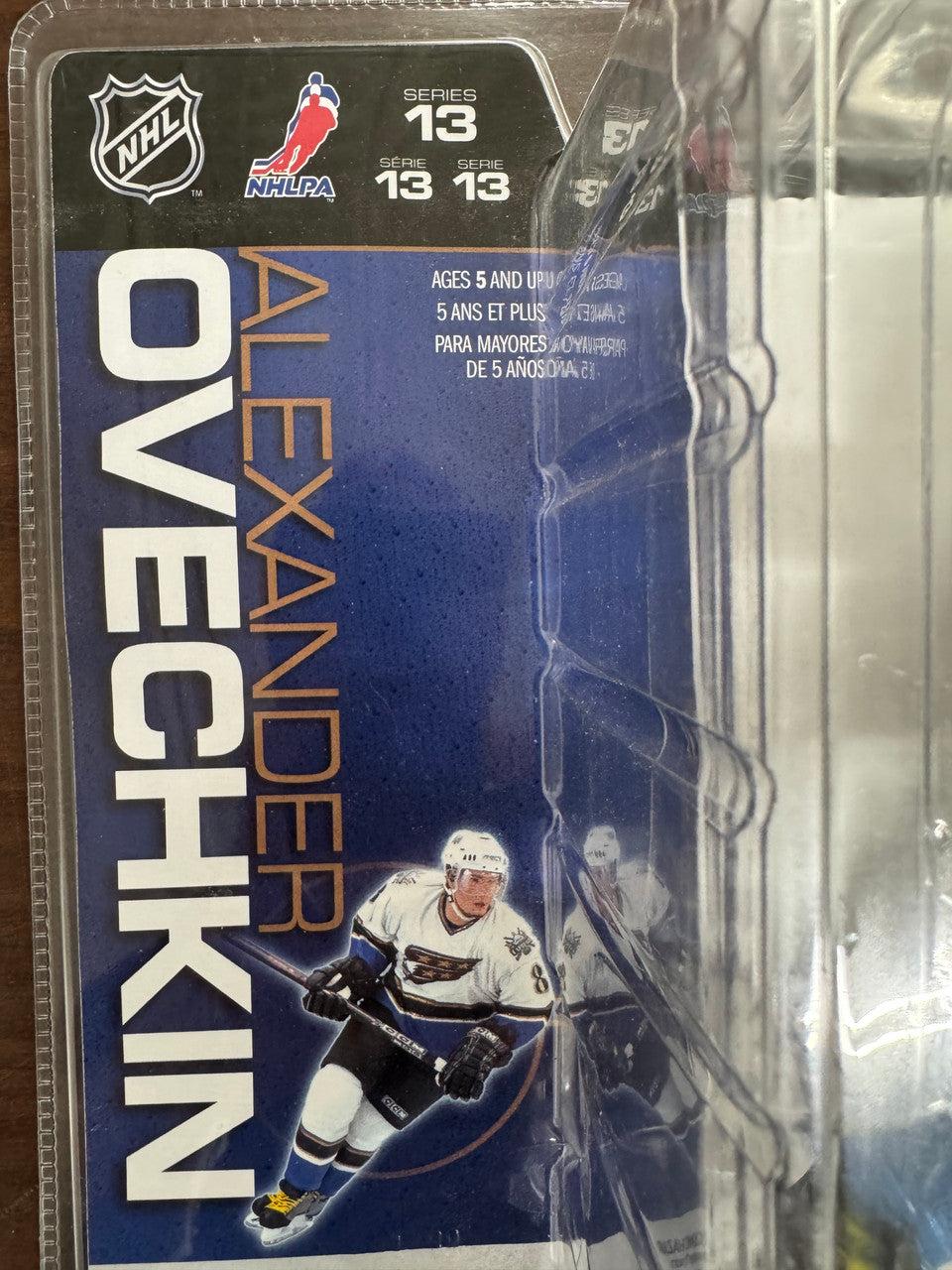 2006 McFarlane NHL Series 13 Alex Ovechkin Rookie Figure NIP White Jersey