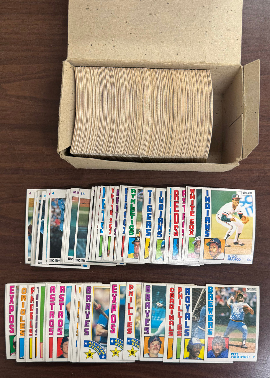 1984 O-Pee-Chee Baseball Complete Set (396) NM-MT Mattingly Strawberry RC