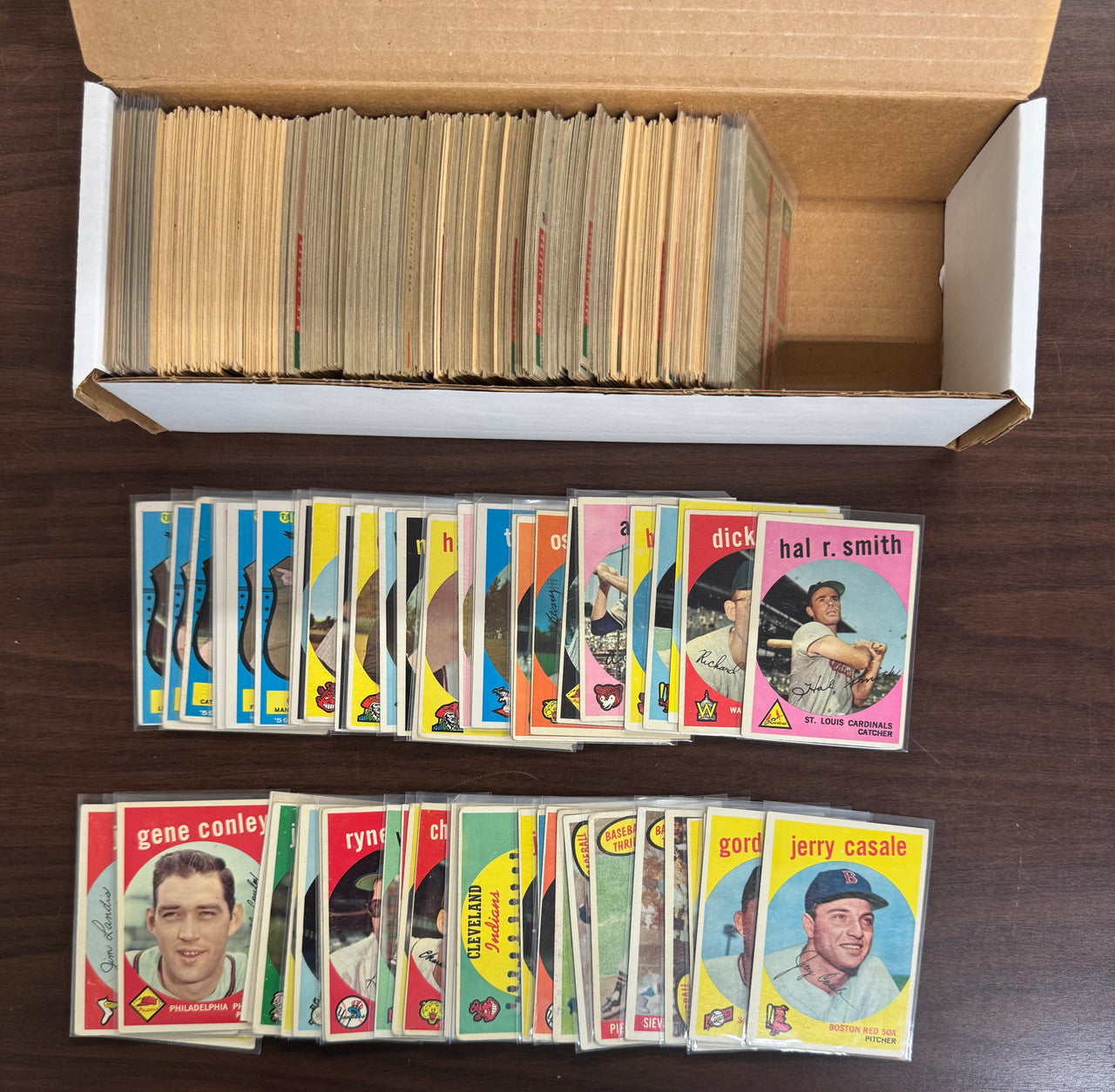 1959 Topps Baseball Near Complete Set (479/572) VG