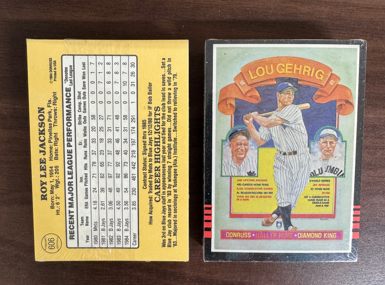 1985 Donruss Baseball Complete Factory Set (660)