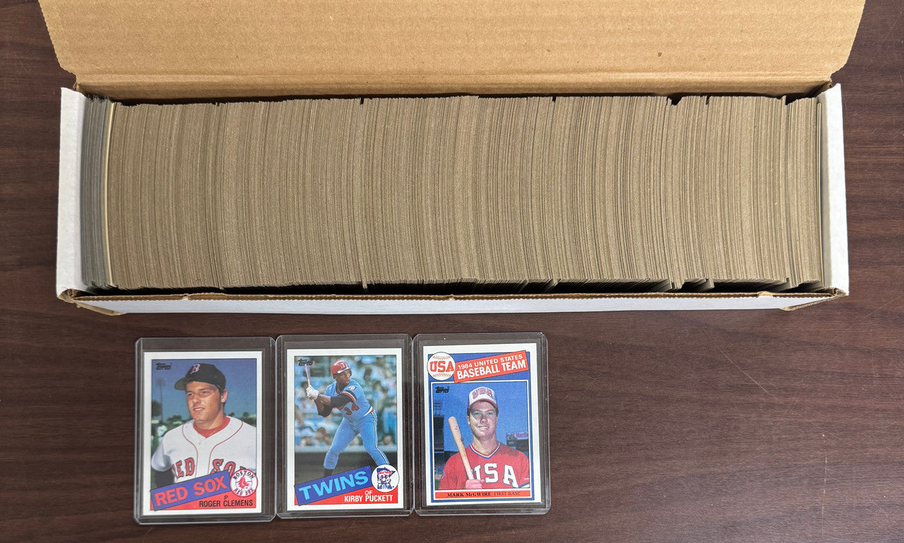 1985 Topps Baseball Complete Set (792) NM-MT Clemens Puckett McGwire RC