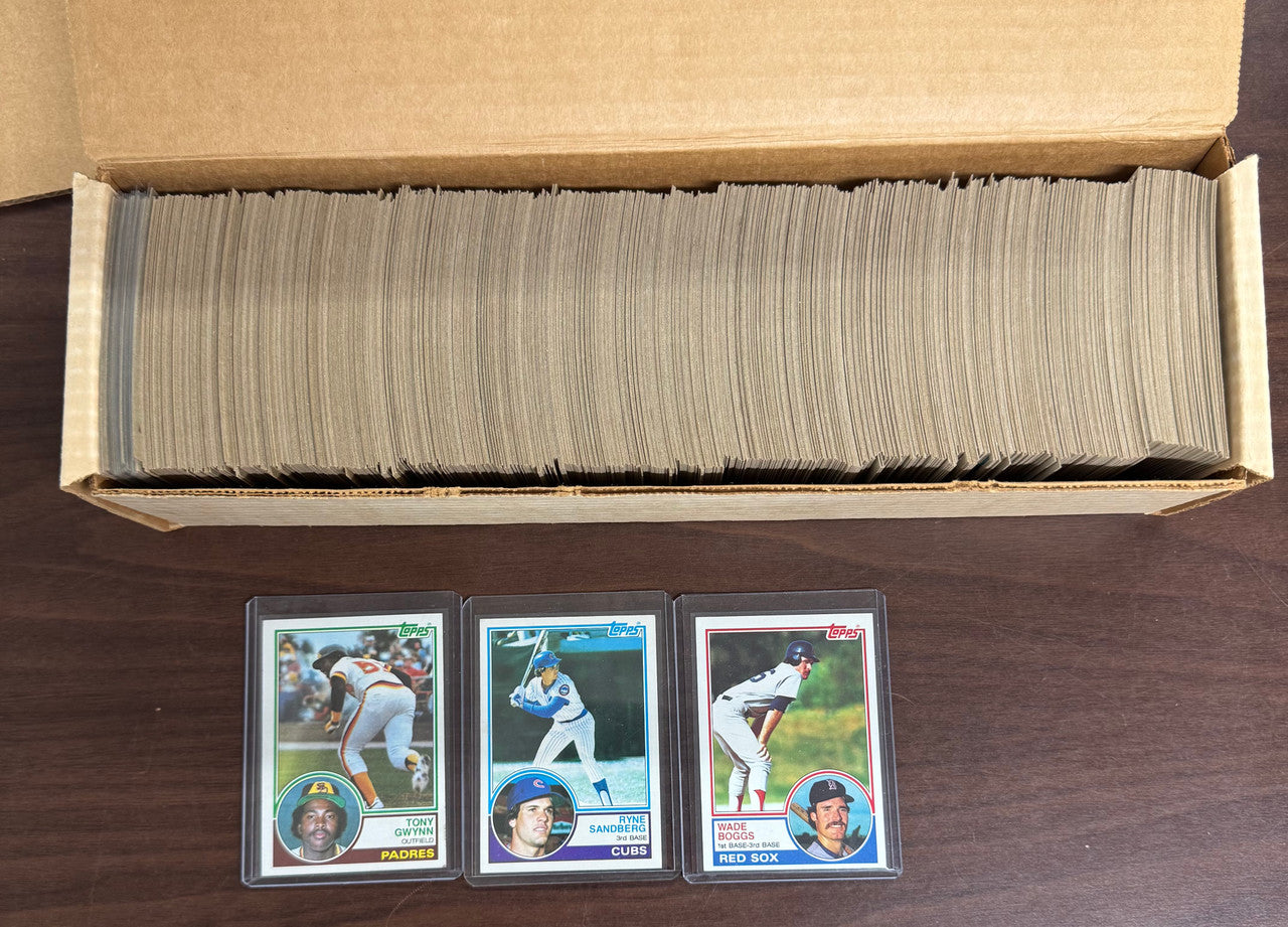 1983 Topps Baseball Complete Set (792) NM Gwynn Boggs Sandberg RC