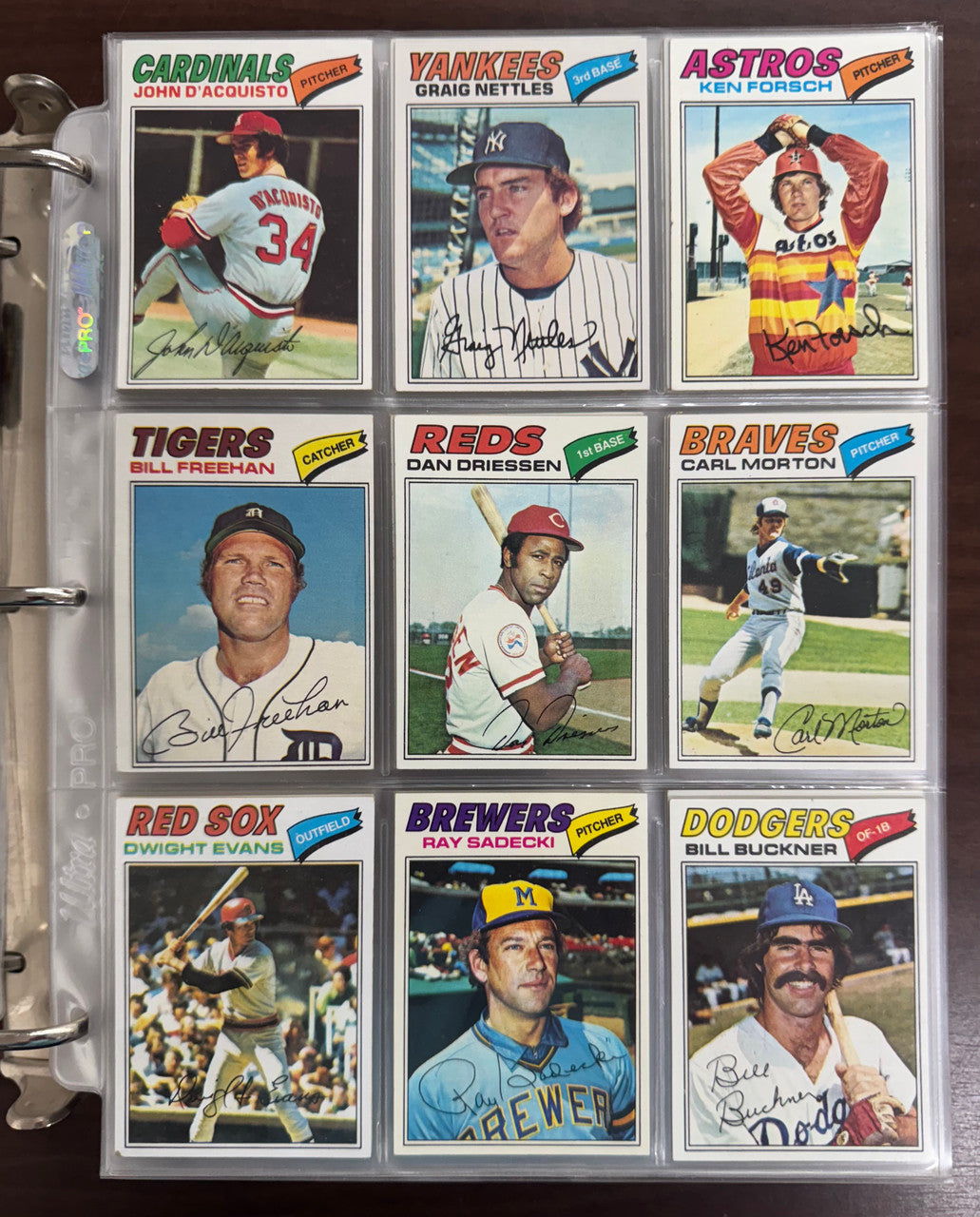 1977 Topps Baseball Complete Set (660) EX-MT Dawson Fidrych Murphy RC