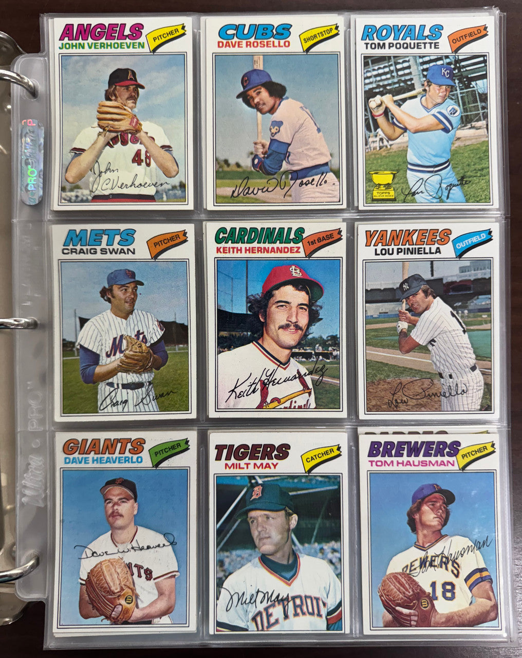 1977 Topps Baseball Complete Set (660) EX-MT Dawson Fidrych Murphy RC