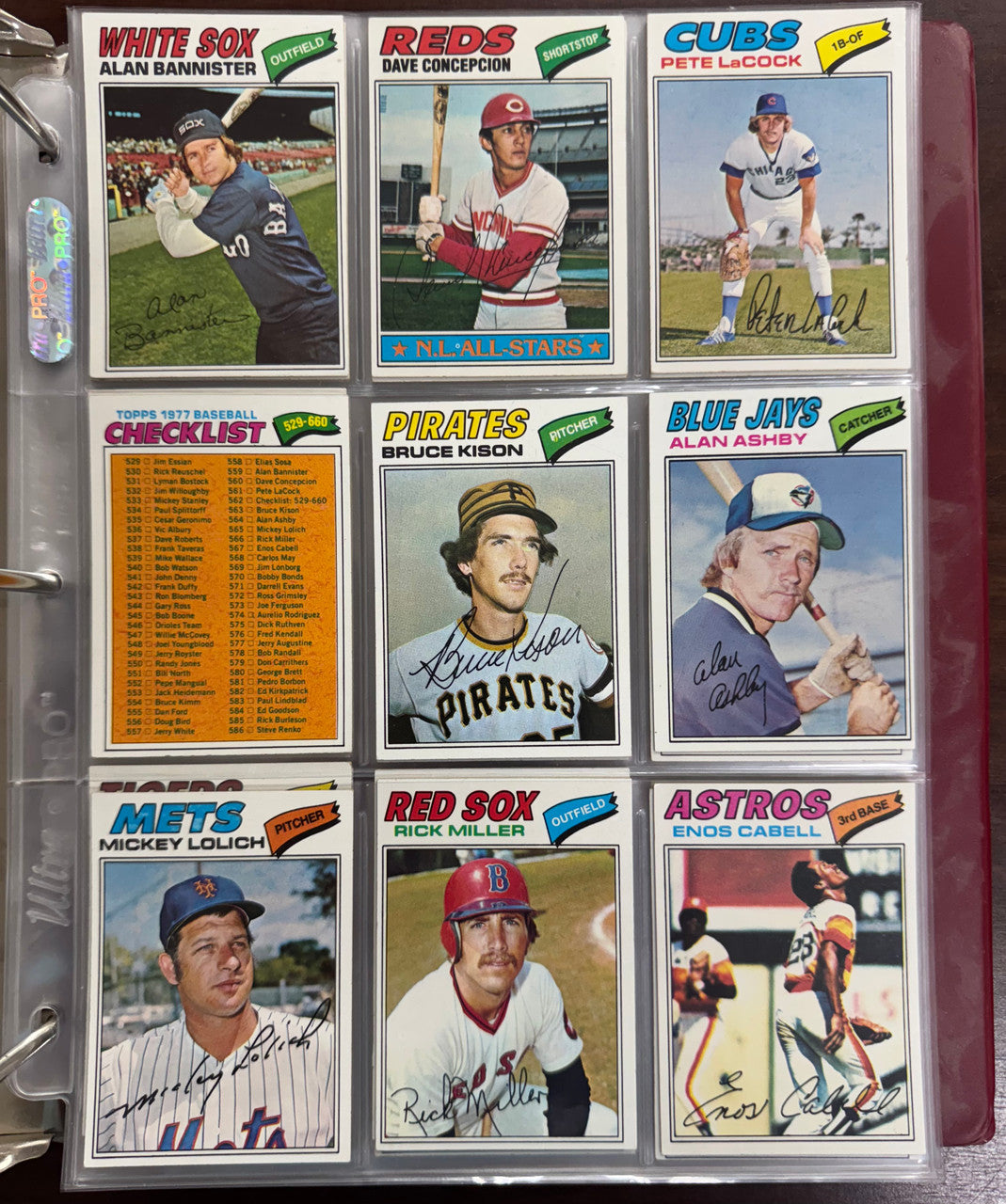 1977 Topps Baseball Complete Set (660) EX-MT Dawson Fidrych Murphy RC