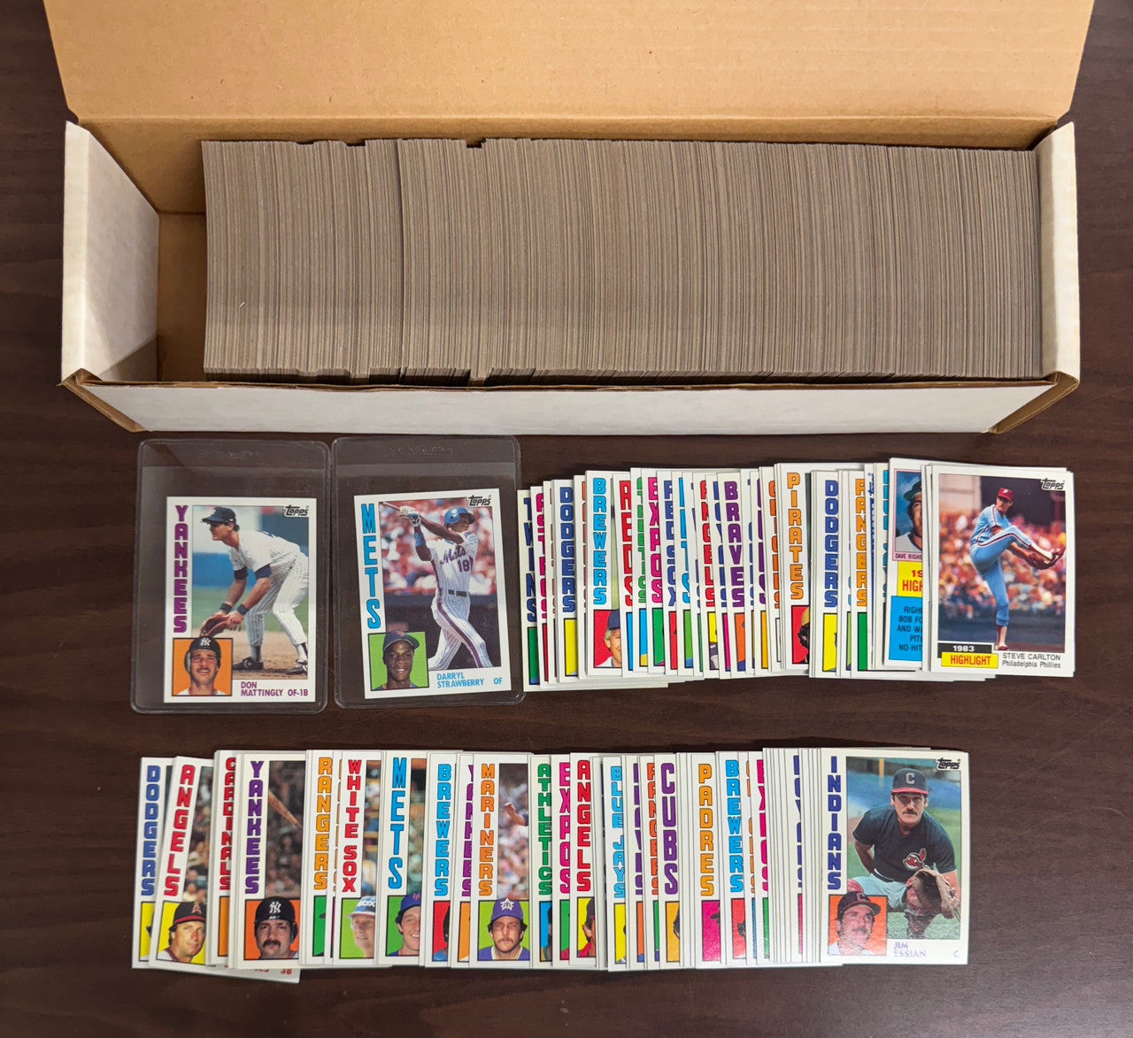 1984 Topps Baseball Complete Set (792) NM-MT Mattingly Strawberry RC
