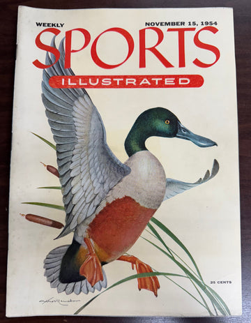 November 15, 1954 Sports Illustrated Magazine No Label