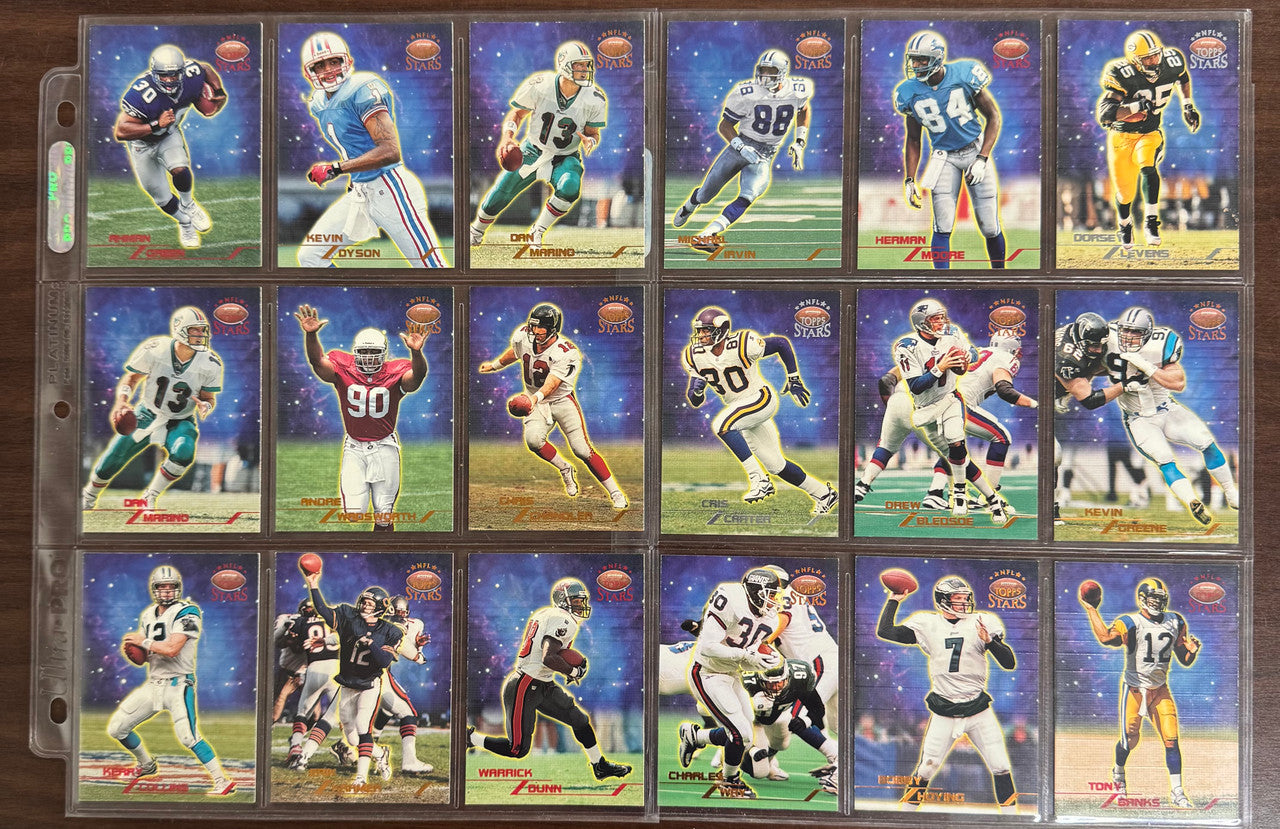 1998 Topps NFL Stars Complete Set (150) NM Manning Moss Woodson RC