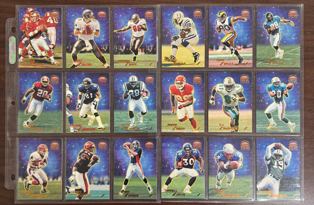 1998 Topps NFL Stars Complete Set (150) NM Manning Moss Woodson RC