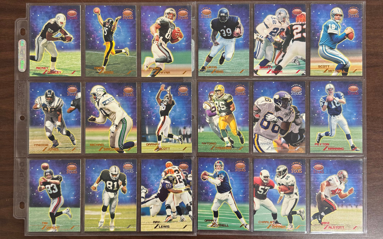 1998 Topps NFL Stars Complete Set (150) NM Manning Moss Woodson RC