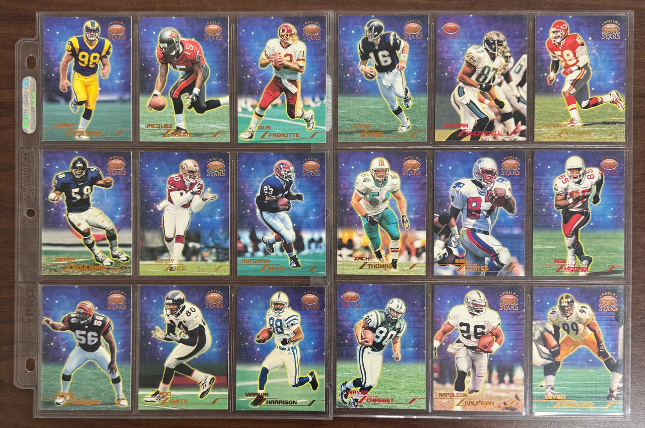 1998 Topps NFL Stars Complete Set (150) NM Manning Moss Woodson RC