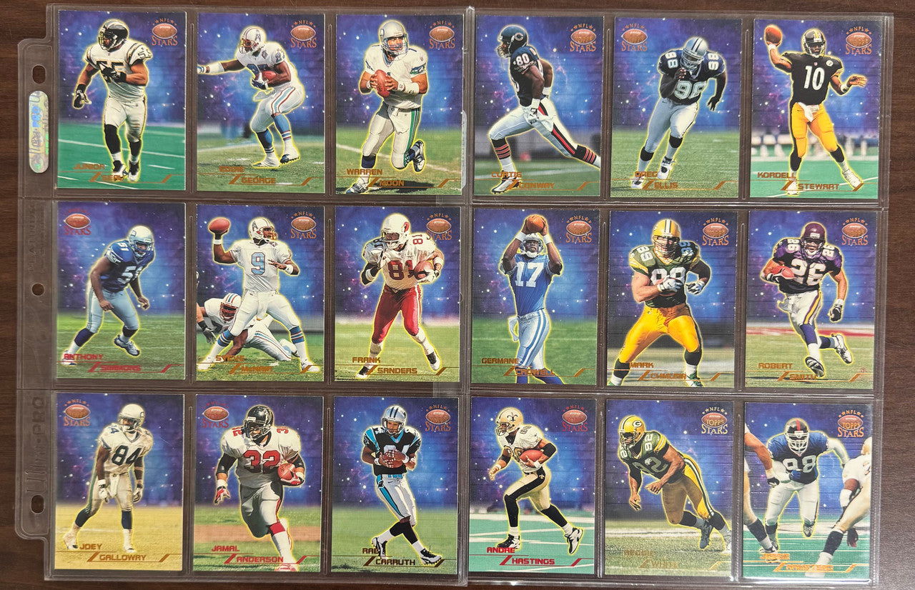 1998 Topps NFL Stars Complete Set (150) NM Manning Moss Woodson RC