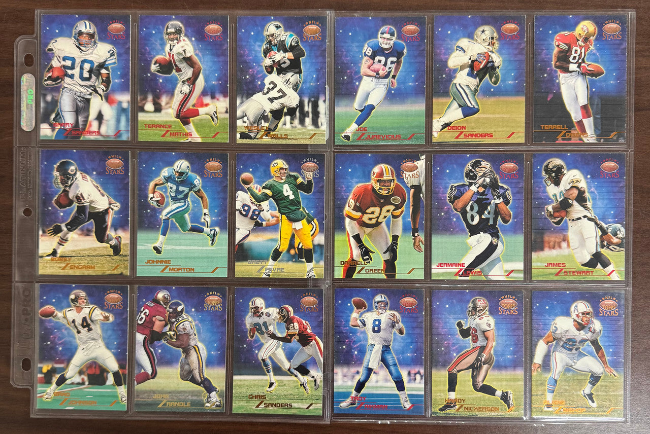 1998 Topps NFL Stars Complete Set (150) NM Manning Moss Woodson RC