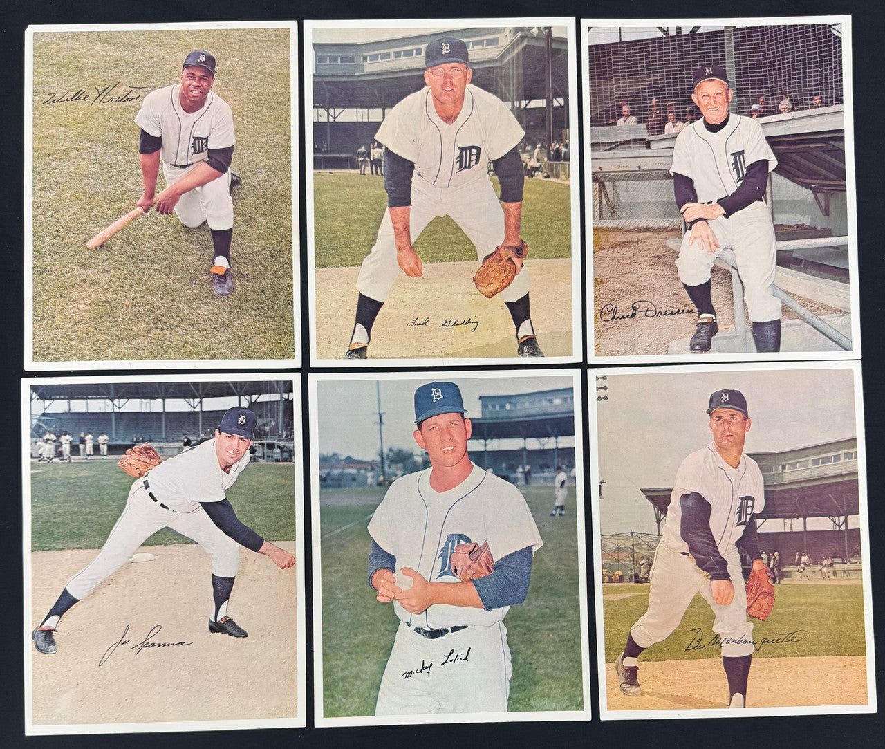 1966 Detroit Tigers Picture Photo Pack (12) Horton Lolich Cash ++