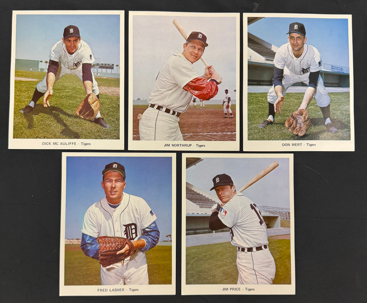 1969 Detroit Tigers Picture Photo Pack Set "A" (10) Kaline Cash ++