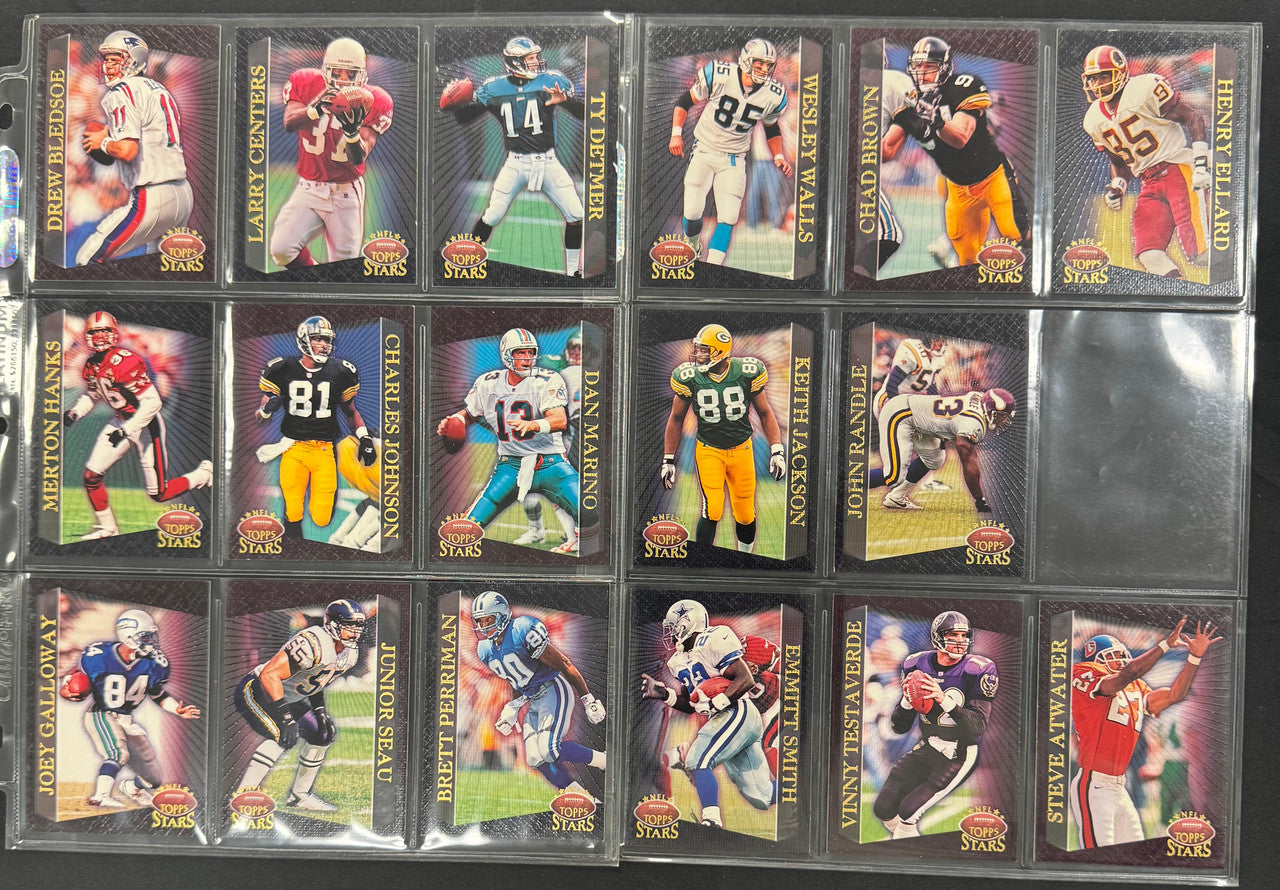 1997 Topps NFL Stars Near Complete Set (124/125) NM