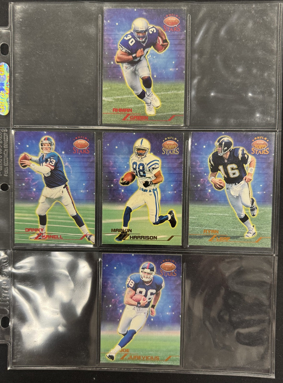 1997 Topps NFL Stars Near Complete Set (124/125) NM