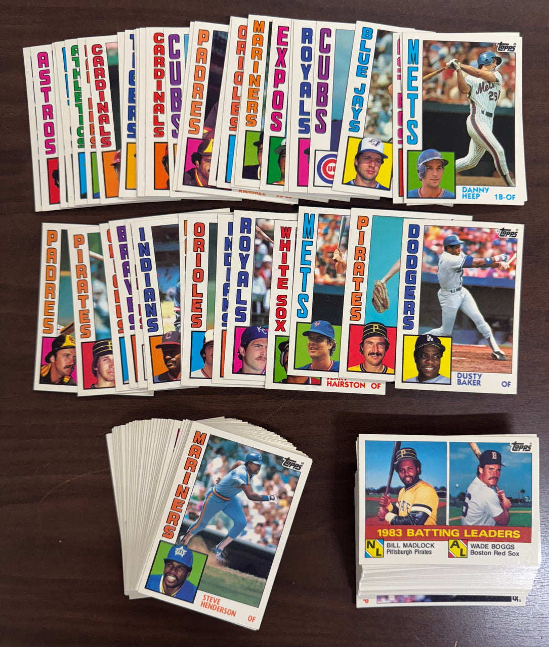 1984 Topps Tiffany Baseball Lot Of 112 EX-NM