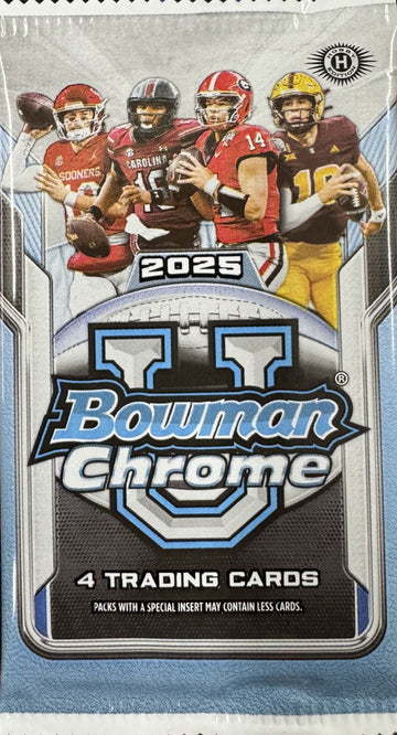 2025 Bowman Chrome University Football Hobby Pack