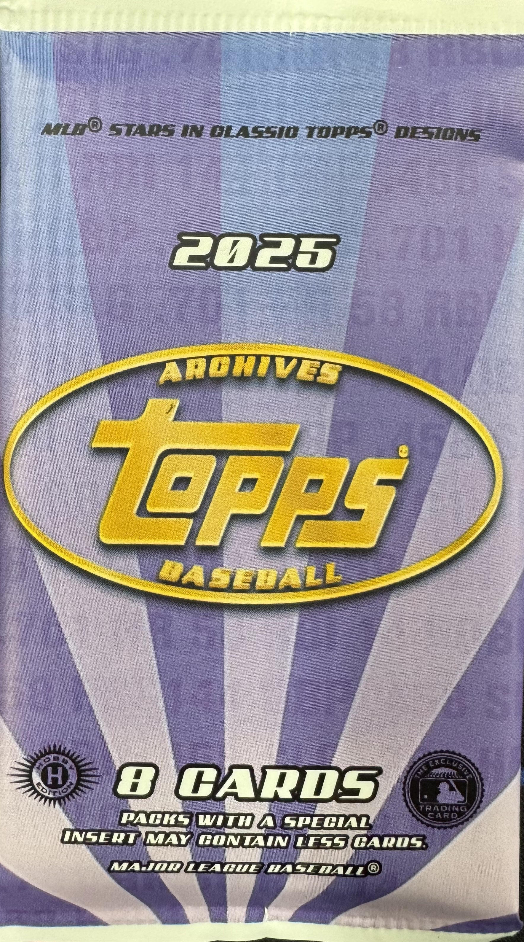 2025 Topps Archives Baseball Hobby Pack