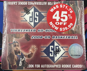 2008/09 Upper Deck SP Basketball Retail Box Factory Sealed