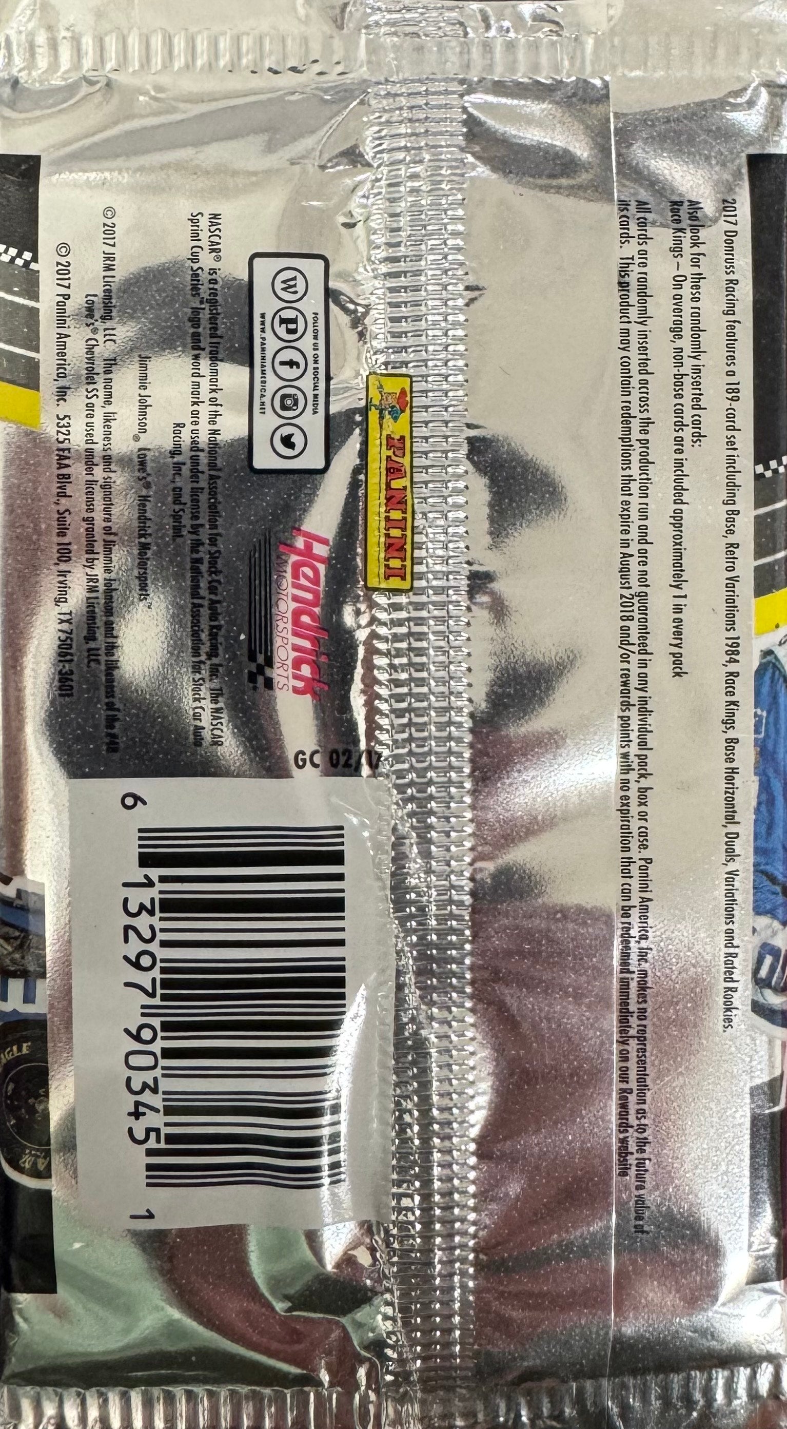 2017 Donruss Racing 4-Card Pack