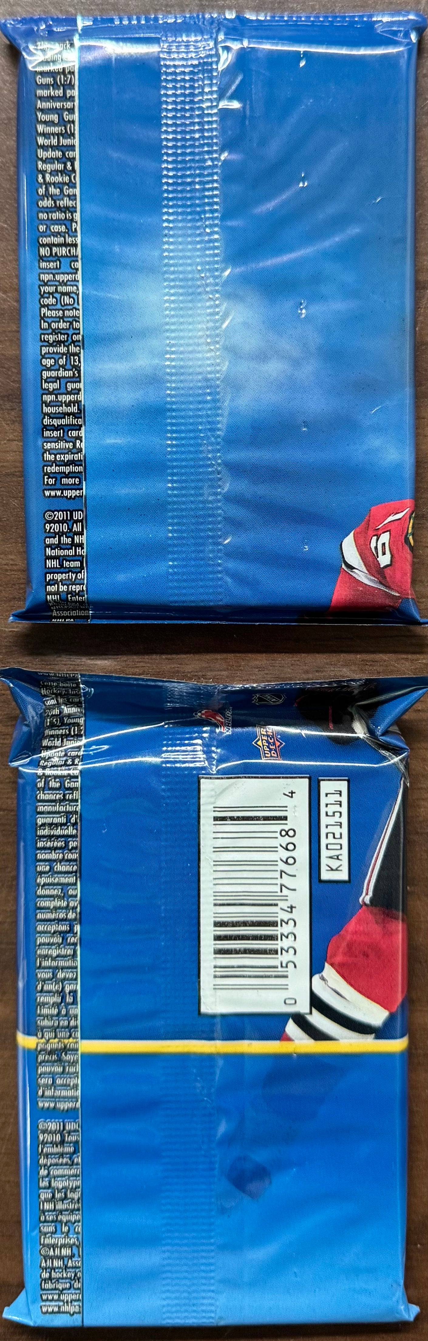 2010/11 Upper Deck Hockey Series 2 Value Pack READ