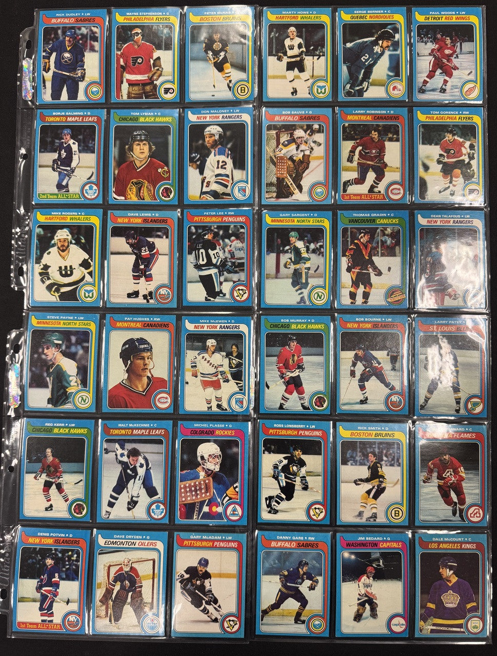 1979/80 Topps Hockey Near Complete Set (263/264) NM/MT Missing Gretzky
