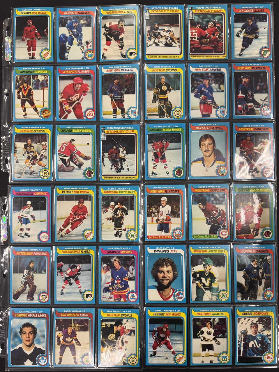 1979/80 Topps Hockey Near Complete Set (263/264) NM/MT Missing Gretzky