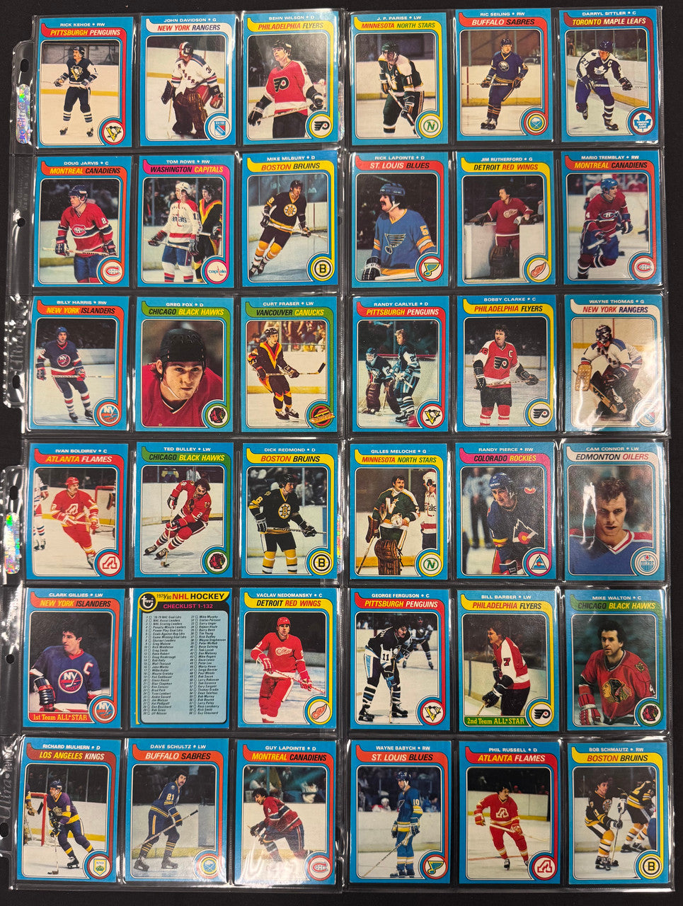 1979/80 Topps Hockey Near Complete Set (263/264) NM/MT Missing Gretzky