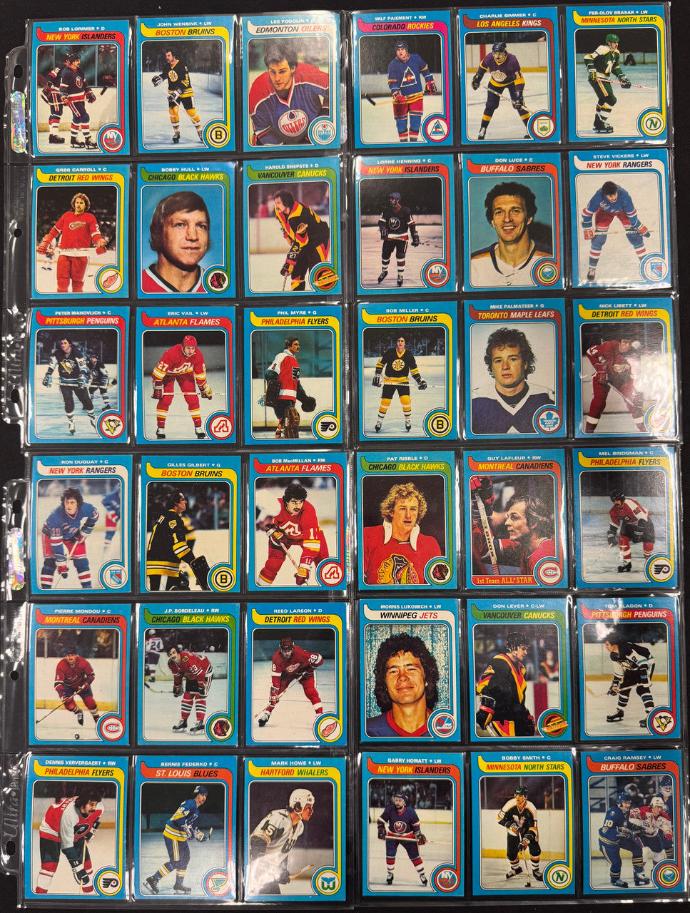 1979/80 Topps Hockey Near Complete Set (263/264) NM/MT Missing Gretzky