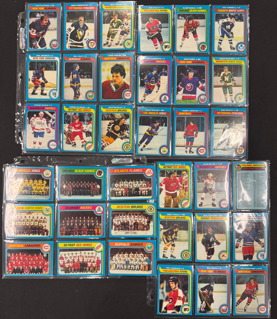1979/80 Topps Hockey Near Complete Set (263/264) NM/MT Missing Gretzky