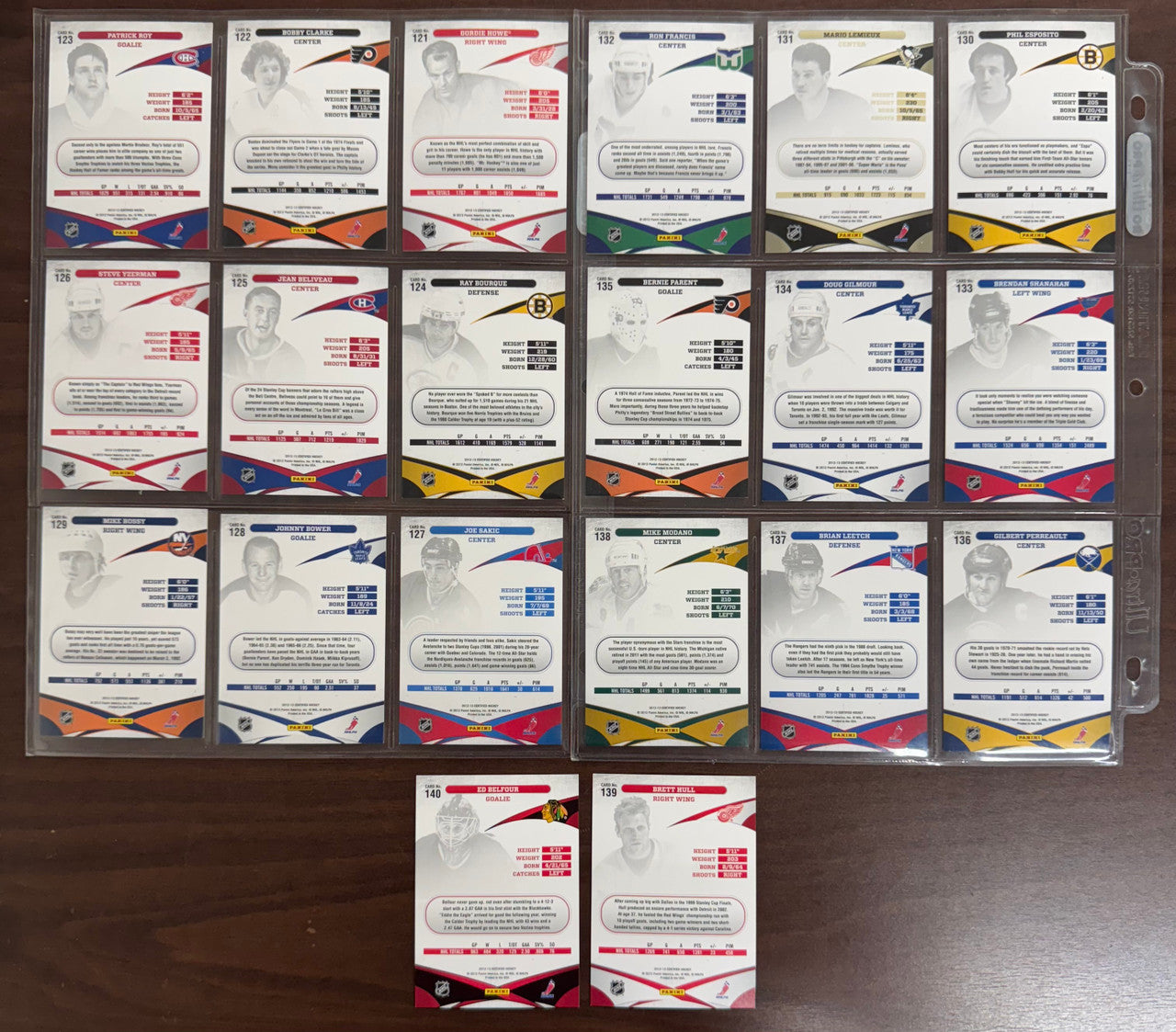 2012-13 Certified Hockey Immortals Complete Set (20) NM-MT