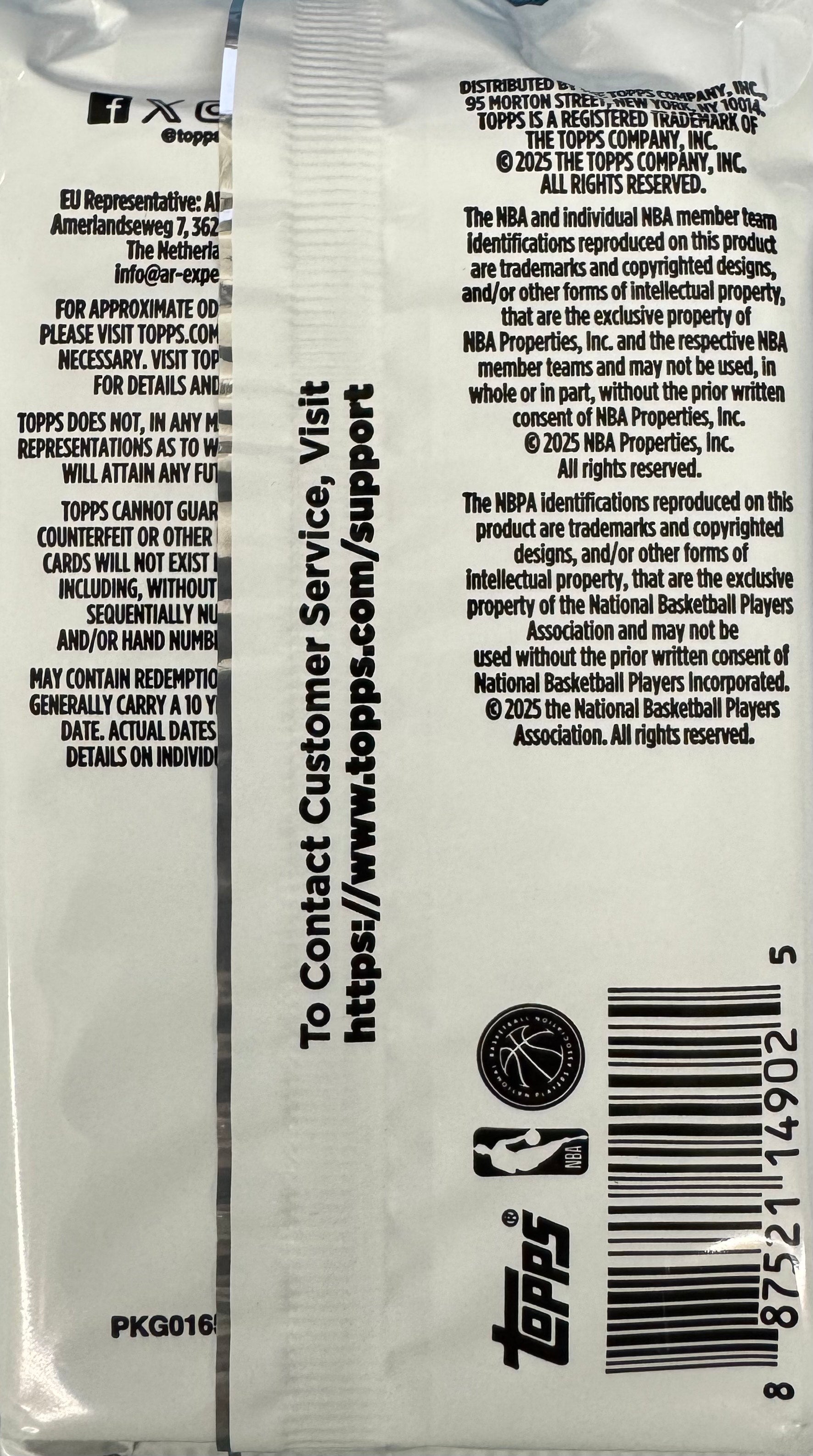2025/26 Topps Basketball Hobby Jumbo Pack