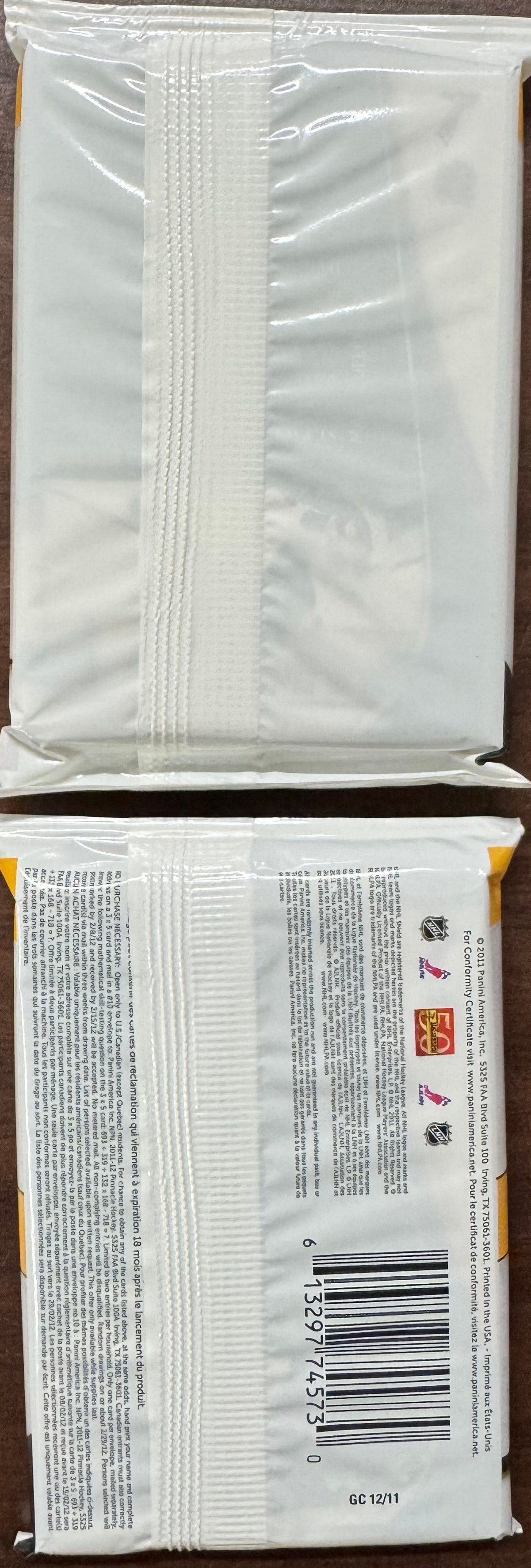 2011/12 Pinnacle Hockey Value Pack READ