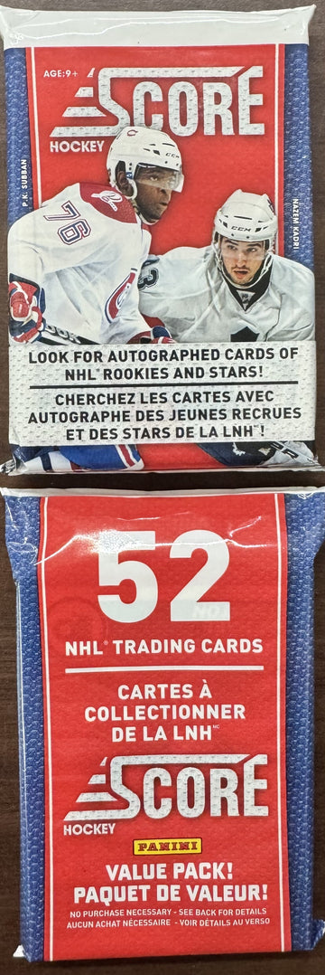 2010/11 Score Hockey Value Pack READ