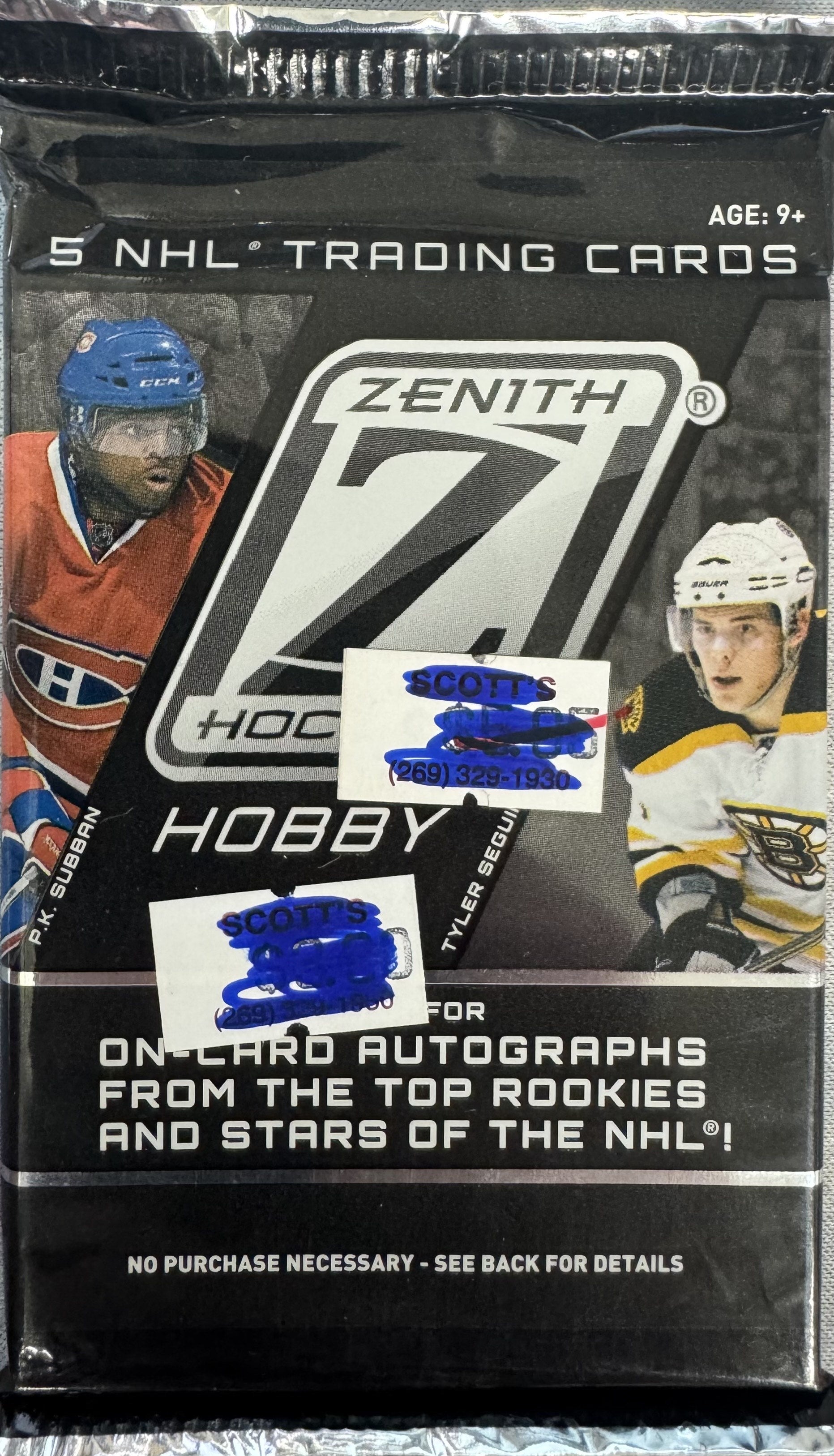 2010/11 Zenith Hockey Hobby Pack