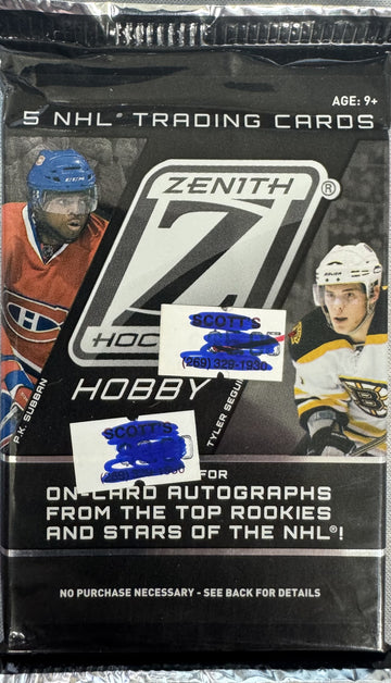 2010/11 Zenith Hockey Hobby Pack