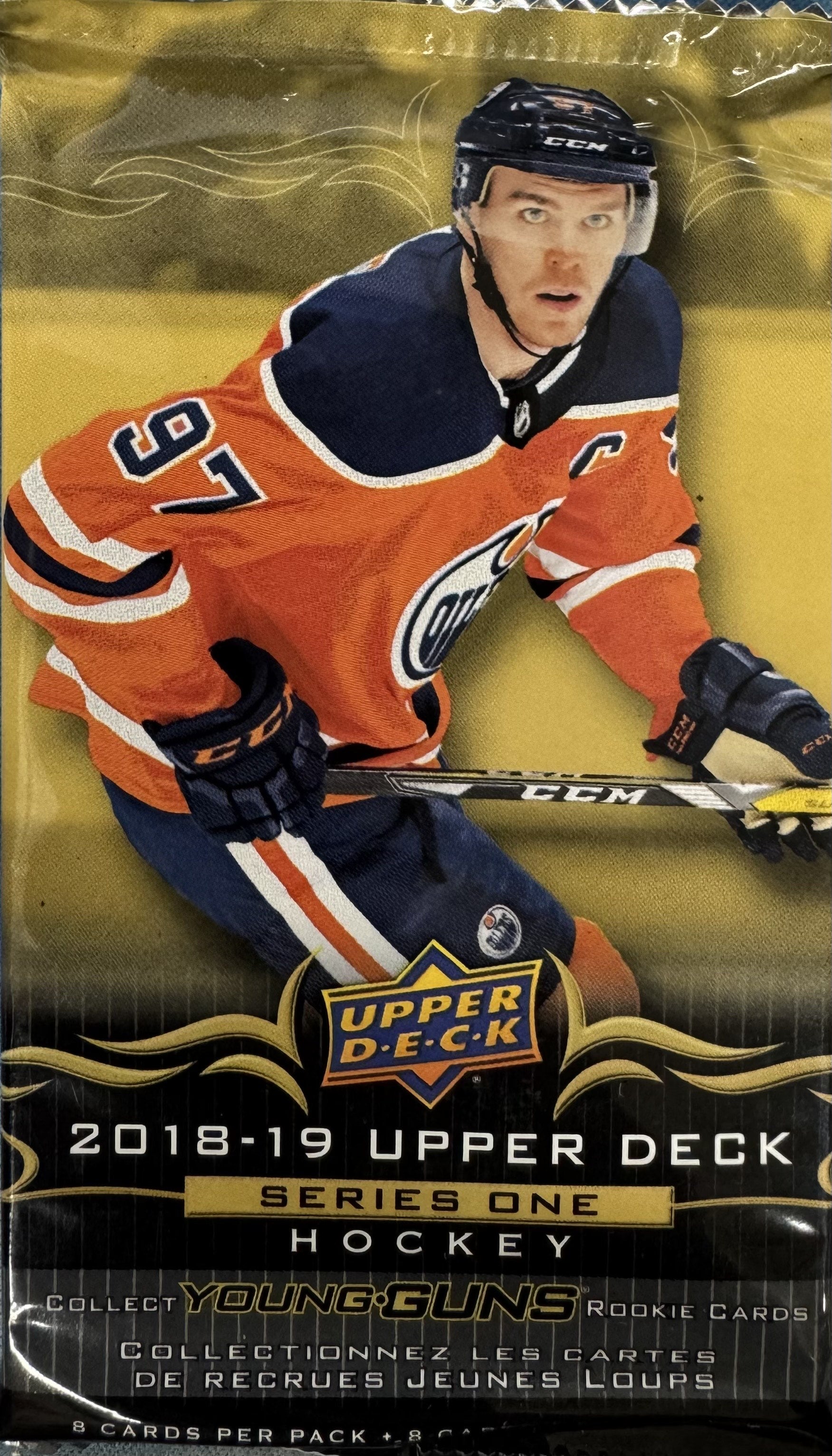 2018/19 Upper Deck Series 1 Hockey Retail Pack