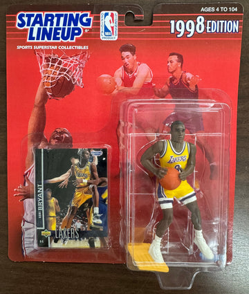 1998 Starting Lineup Kobe Bryant Sports Superstar Figure w/ Card New In Package